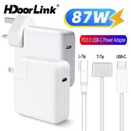 HdoorLink PD 87w Fast Charger/Cable For Mag1 2 3 Mac  Air Pro 2008-2014 15 13 11 Inch To USB Type C 