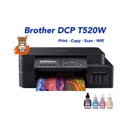 Brother DCP T520W Wifi Print Copy Scan ปริ้นกับโทรศัพท์มือถือ พร้อมหมึกแท้ T520W เครื่องเปล่า One