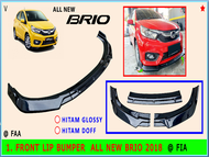 [COD] PROMO ONGKIRRR..! ACCECORIES BEMPER ALL NEW BRIO 2018 - EC1/FLBHM - FRONT LIPS BUMPER ALL NEW 