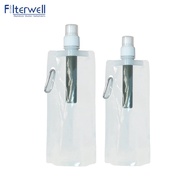 Filterwell Large Capacity Outdoor Travel Folding Water Bag Portable Filter Bag Outdoor Water Filter 