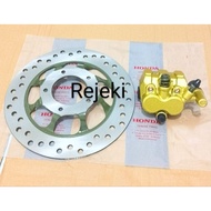 Rear DISC PLATE PLUS REAR CALIPER HONDA NRS 150 R RR WITHOUT BRACKETS