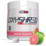 EHPlabs OxyShred Ultra Concentration Pre Workout Powder - 33 Serves 150mg Caffeine Per Scoop Sugar F