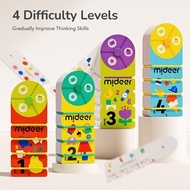 Mideer Match And Connect Playbook Mainan Edukasi Early Education Toys Anak Laki Laki Perempuan 3 Tah