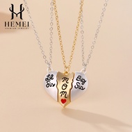 HEMEI H165 NECKLACE SET PENDANT BROTHERS 3IN1 MOM, BIG-SISTER, LIL-SISTER WOMEN'S FASHION NECKLACE/ 