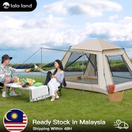 Family Tent 5/8 Persons  Automatic khemah Besar Tent Outdoor Fully Automatic Camping Tent Beach Quic