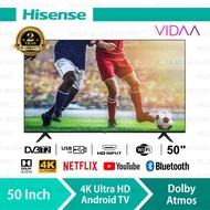 Hisense 50 Inch (50") 4K UHD Android Smart TV 50A6100G