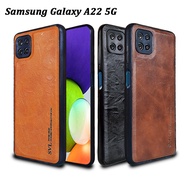 HP [WAREHOUSE SALE] Samsung A22 5G Case SVL Leather Casing Slim Softcase Leather