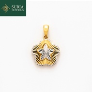 SURIA JEWELS | 2C Loket Bunga Pendant (EMAS 916/22K)