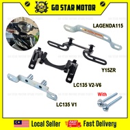 YAMAHA Y15 135LC LC135 LC135 SRL115 SRL 115 LAGENDA115 Y15ZR Y15Z LC V2 FRONT NUMBER PLATE BRACKET D