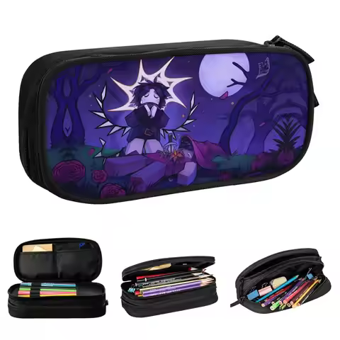 Azuretime Anime Pencil Case Azure Two Time Forsaken Pen Holder Bags for Student Large Storage School