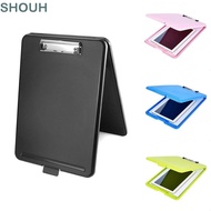 SHOUH File Organizer, Large Capacity Waterproof File Folder with Clipboard, Portable a4 Size with Cl