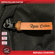 minimal 10pcs zipper puller custom . zipper puller kulit . tarikan resleting