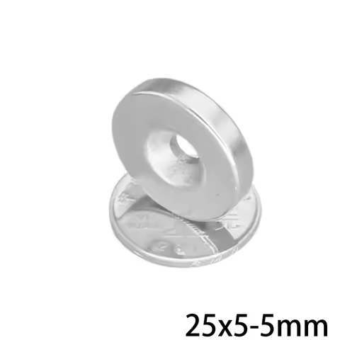 25x5-5MM Permanent NdFeB Strong Magnets 25*5 Hole 5MM Round Countersunk Neodymium Magnetic Magnet 25