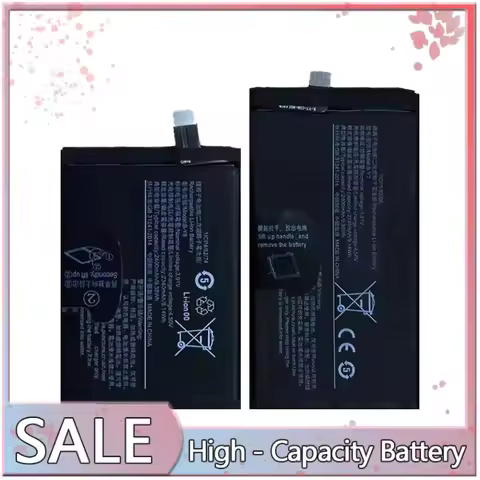 For Vivo X Fold 2 Mobile Phone Battery 2400Mah B-Y6 + B-Y7 Durable