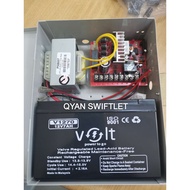 POWER SUPPLY BOX 12V 5AMP BACKUP BATTERY