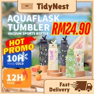 [TidyNest] 1000ML Thermos Bottle With Straw Thermos Cup Portable Aquaflask Tumbler Vacuum Sports Bot