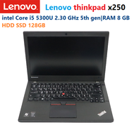 Lenovo thinkpad x250 / intel Core i5 5300U 2.30GHz 5th gen / RAM 8 GB / HDD SSD 128GB