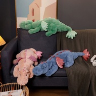 90cm Huggable Flying Dragon White Snow Dragon Plush Dinosaur Pterosaur Plushie Toy Soft Stuffed Anim