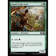 Magic the Gathering : Druid of the Cowl - M19 - MTG Green Elf Druid