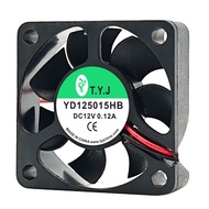 T.Y.J YD125015HB 12V 0.20 A/0.12 A 5CM/cm 5015 Chassis Cooling Fan