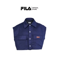 FILA เสื้อครอปผู้ใหญ่ OLD MONEY รุ่น CTA240709U - Navy