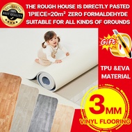 2.5MM Tikar Getah Tebal Large Size Upgrade TPU Wear-resistant Home Decor Tikar Getah PVC Floor vinyl