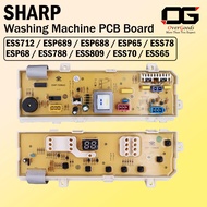 SHARP ESS712 / ESP689 / ESP688 / ESP65 / ESS78 / ESP68 / ESS788 / ESS809 / ESS70 WASHING MACHINE PCB