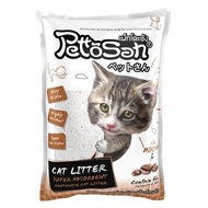 ทรายแมว Pettosan 5 ลิตร ราคาถูก พร้อมส่ง Pettosan bentonite cat litter 5L.