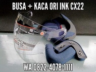 Busa helm ink cx22 + kaca helm original ink cx22