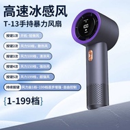 2025 Fan 199-speed High-speed Handheld Outdoor Turbo Leafless Refrigeration Portable Fan