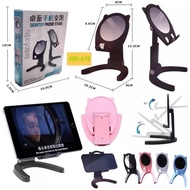 Stand Phone Holder Cermin HD-47S Holder Hp Cermin Folding Desktop Multifungsi