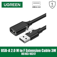 UGREEN USB-A 2.0 Male to Female Extension Cable (1m/3m)