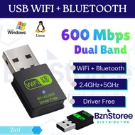 USB WiFi Bluetooth 2 in 1 Dongle 802.11AC 600Mbps Dual Band New /Mini USB Combo WiFi Bluetooth 2 in 