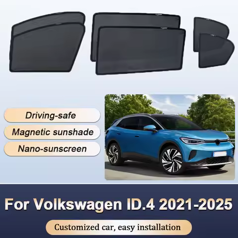 Sun Shades For Volkswagen VW ID4 ID.4 2021 2022 2023-2025 Sunshades Magnetic Heat insulation Window 