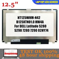 NT125WHM-N42 B125XTN01.0 HW4A  M125NWR1 R1Origina 12.5" Laptop LCD Screen 1366X768 30PINS For DELL L