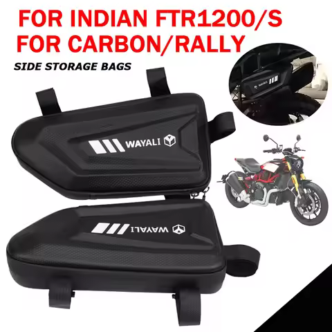 Motorcycle Accessories Side Bag Waterproof Triangle Bags Pouch Storage Bag For Indian FTR1200S FTR 1