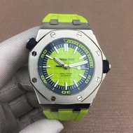 Aibi Royal Oak Series 15710 Green Disc Stainless Steel Material Men's Automatic Mechanical Watch Audemars Piguet
