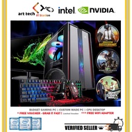 INTEL FULL SET BUDGET GAMING PC / CUSTOM PC / RYZEN / NVIDIA RTX GTX / CPU PUBG GTAV DESKTOP 3050 / 