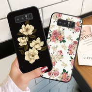 Case For Samsung Note 8 9 10 Lite Plus Silicoen Phone Case Soft Cover Colorful Flowers