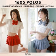 COSTUME COSPLAY Seifuku Japanese High School Student | Lingerie Top (atasan) + Skirt (Rok) + Dasi