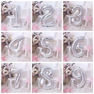 Kh0281 16 Inch Ballon Birthday Foil Ballon Happy Birthday 0-9 Bit Helium Balloons Wedding Birthday P