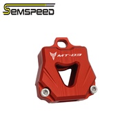 SEMSPEED ฝาครอบเคสหัวเสียบกุญแจรถยนต์ฝาครอบกุญแจรถจักรยานยนต์สำหรับยามาฮ่า MT03 MT-03 MT 03 2015 201