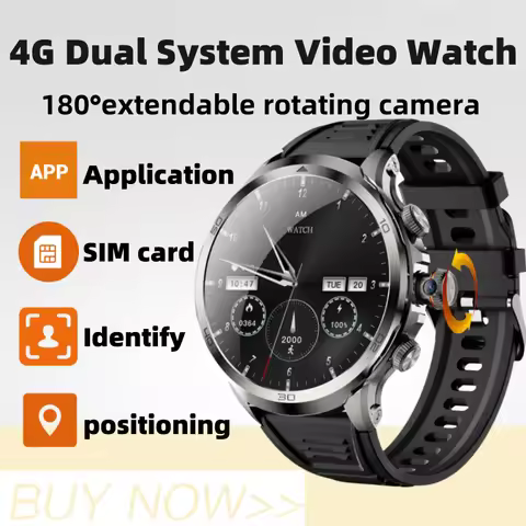 H19 4G/5G SIM card smartwatch 256GB Rom WIFI 1.95-inch 720 * 720 widescreen LTE pull rotating camera