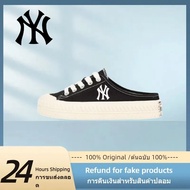 （Counter Genuine）รองเท้าผ้าใบ MLB NY Play Ball origin Mule YorK Yankees Shoes Men's and Women's Canvas Shoes 3AMUUA11N รองเท้าวิ่ง รองเท้าผ้าใบกีฬา