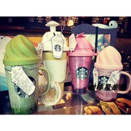 ✨Ins Starbucks Ceramic Mug Starbucks Matcha Strawberry Frozen Shape Couple Cup Gift