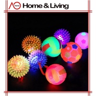 AO Home Toy LED Light Stress Relief Massage Ball Sound Pinched Flash And Bounce Elastic Football Chi