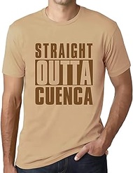 Men's Graphic T-Shirt Straight Outta Cuenca Eco-Friendly Limited Edition Short Sleeve Tee-Shirt Vint
