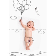 Flying with Balloons Portrait【PS59】