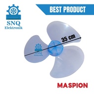 Baling - baling kipas angin MASPION 14 inch dan 16 inch diameter +- 35 cm - daun kipas angin MASPION