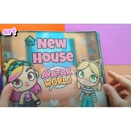 Toca life world New House Avatar World A8 paper doll toy